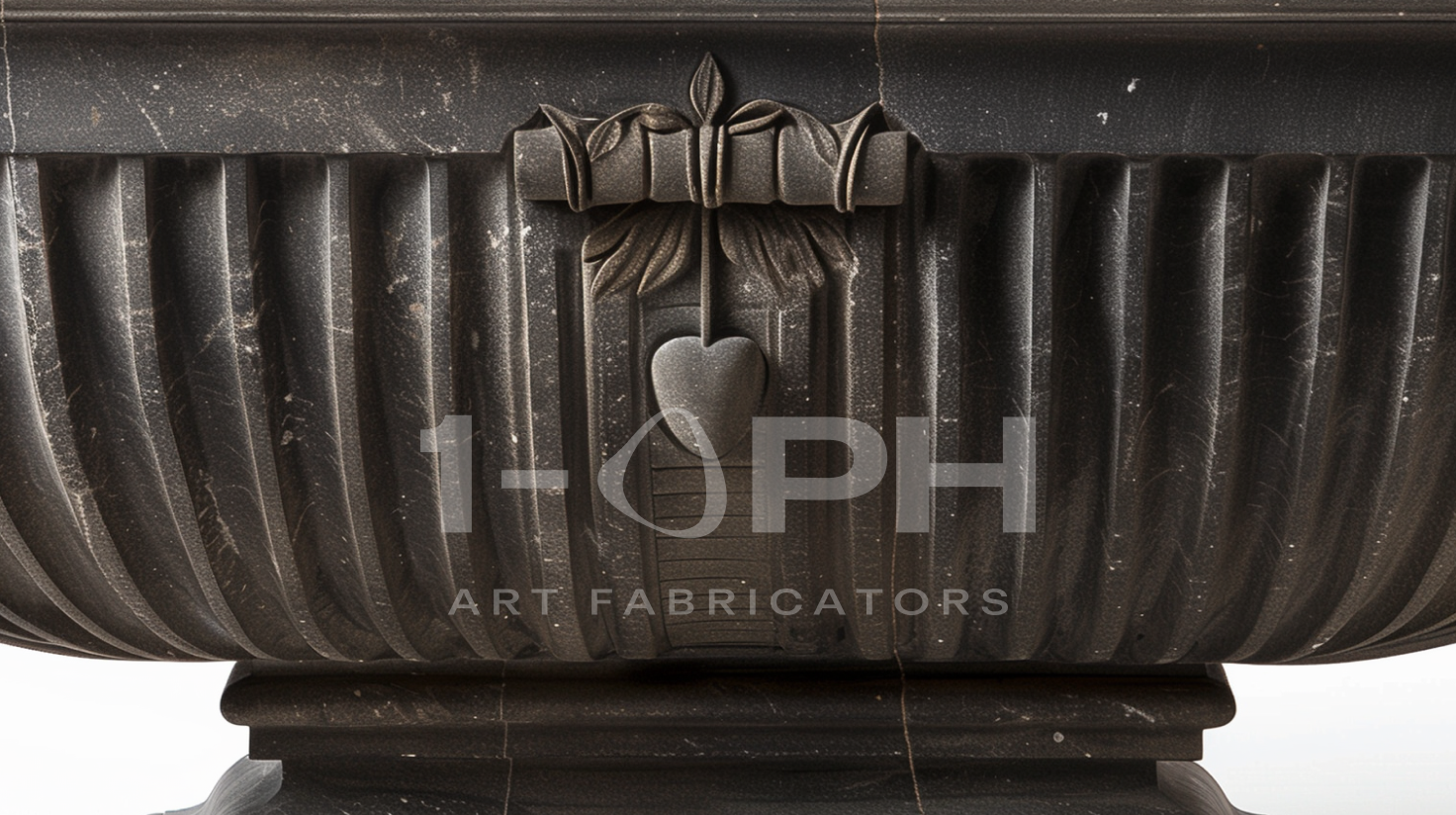 Pietra Grey Garland Marble Urn Planter
