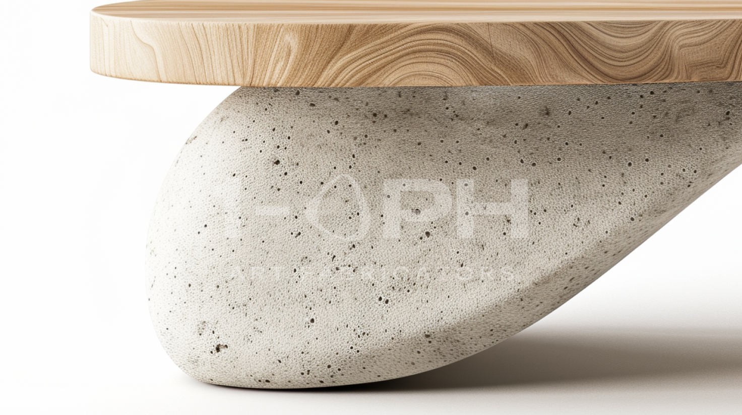 TerraFlow Wood & Stone Bench