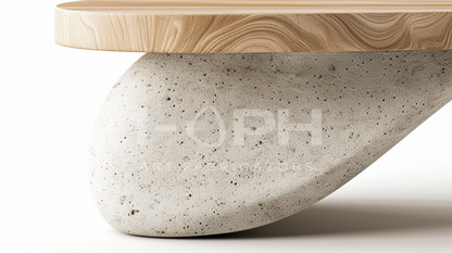 TerraFlow Wood & Stone Bench