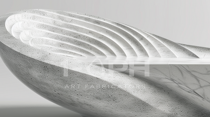 Aurelia Wave Marble Bench