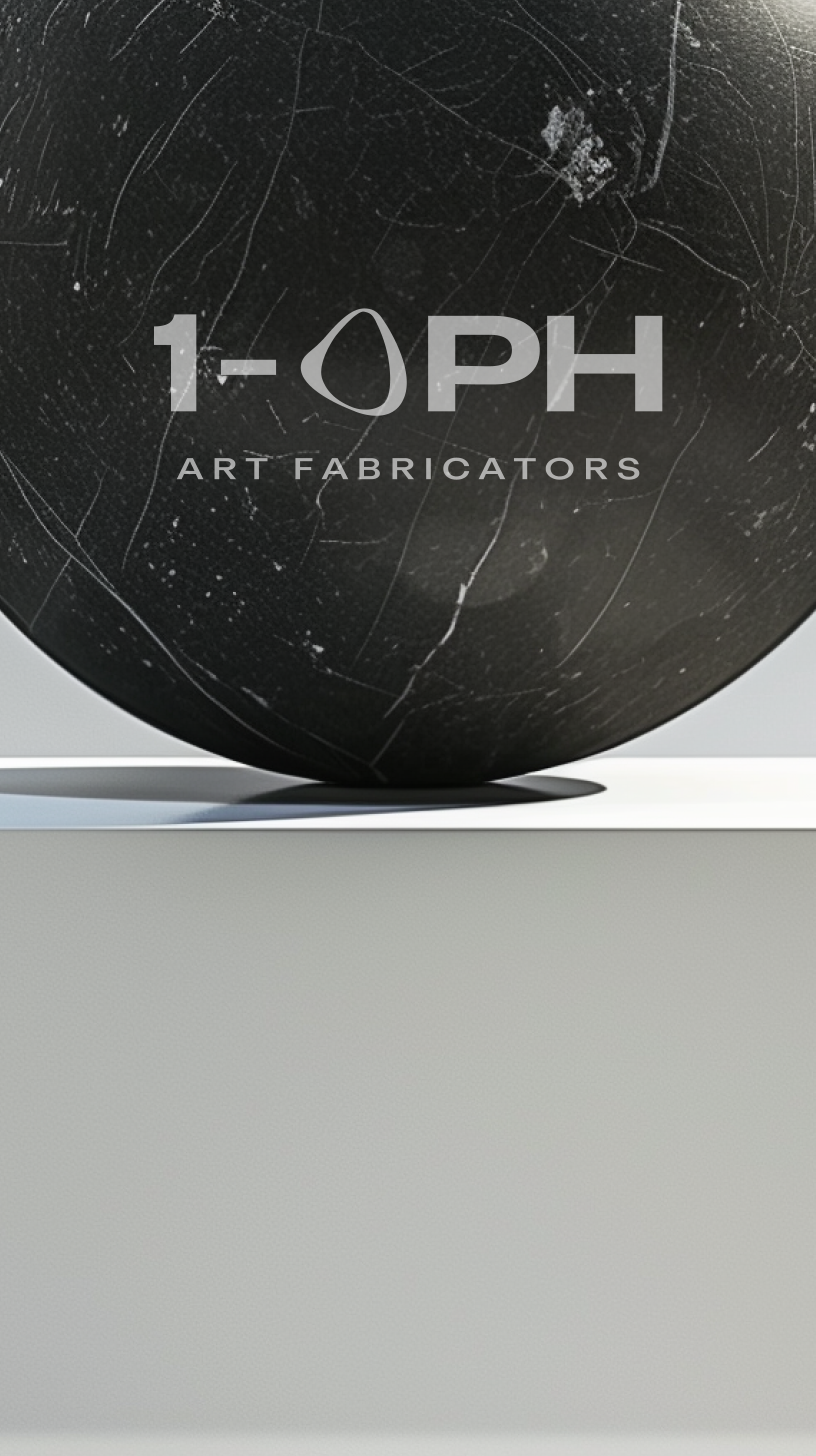ORBIT I — Sphere on Mirror Plinth