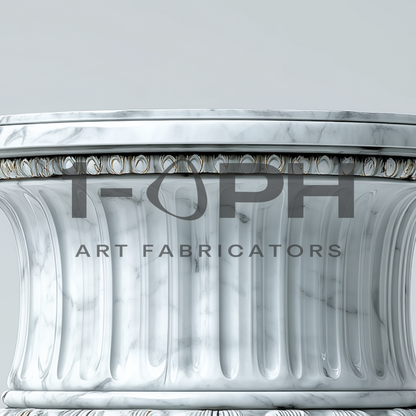 Imperial Aurelia — Hand-Carved Marble Urn