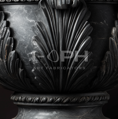 Pietra Grey Acanthus Luxury Marble Urn Planter