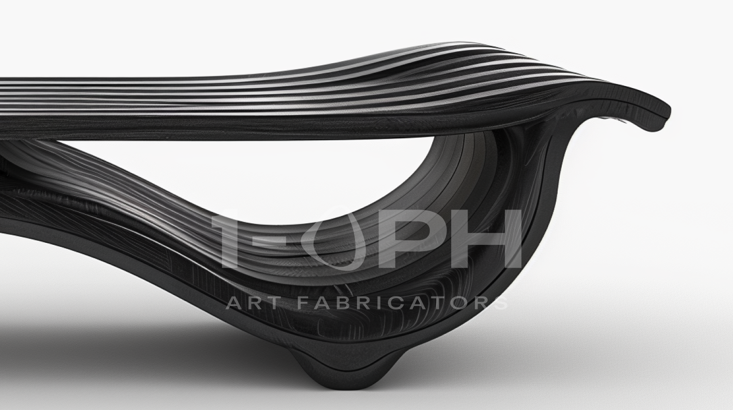 OBSIDIAN STRATA BENCH XXIV
