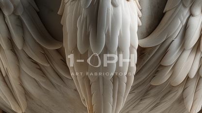 Carrara Winged Marble Urn Planter