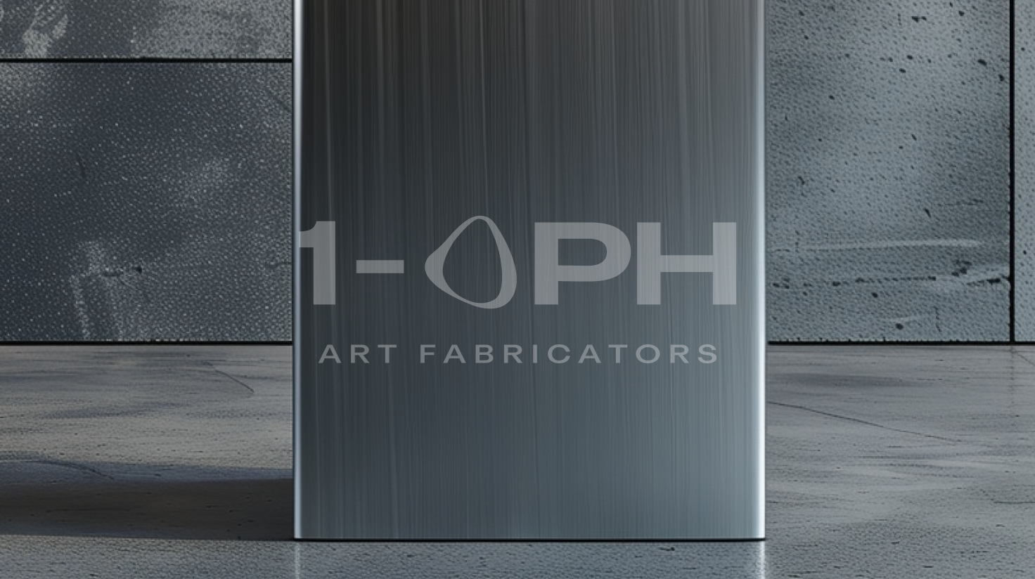 Monolith Brushed Stainless Steel Column Planter