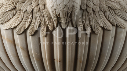 Imperial Eagle Marble Urn Planter