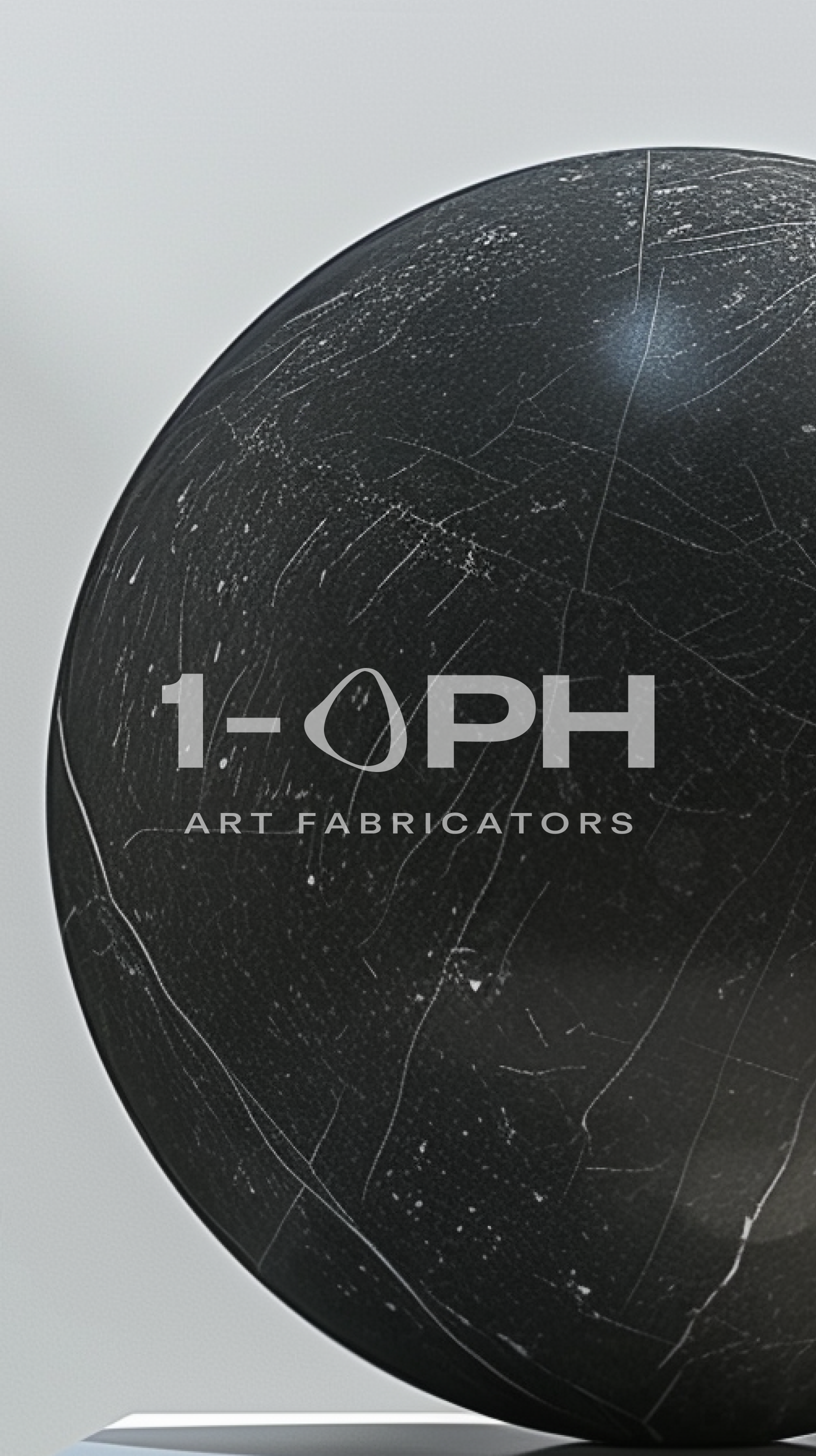ORBIT I — Sphere on Mirror Plinth