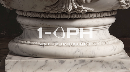 Imperial Eagle Marble Urn Planter
