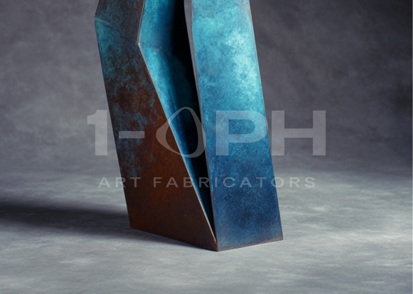 Apex Rift — Monumental Heat-Oxidized Bronze Sculpture