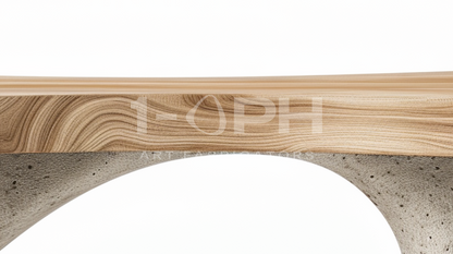 TerraFlow Wood & Stone Bench