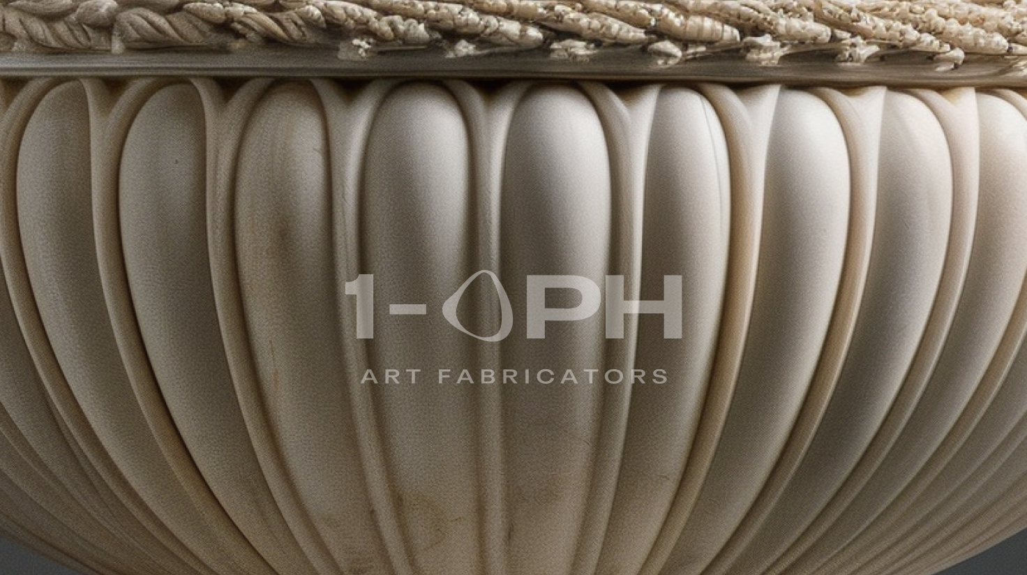 Heritage Rope-Handle Marble Urn Planter