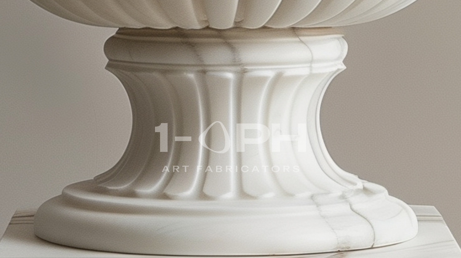 Calacatta Classic Marble Urn Planter