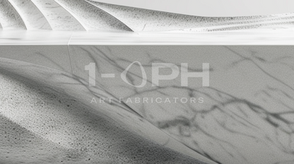 Aurelia Wave Marble Bench