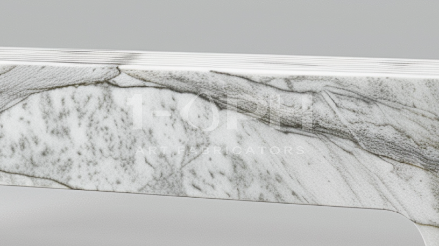 Calacatta Strata Marble Bench