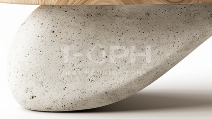 TerraFlow Wood & Stone Bench