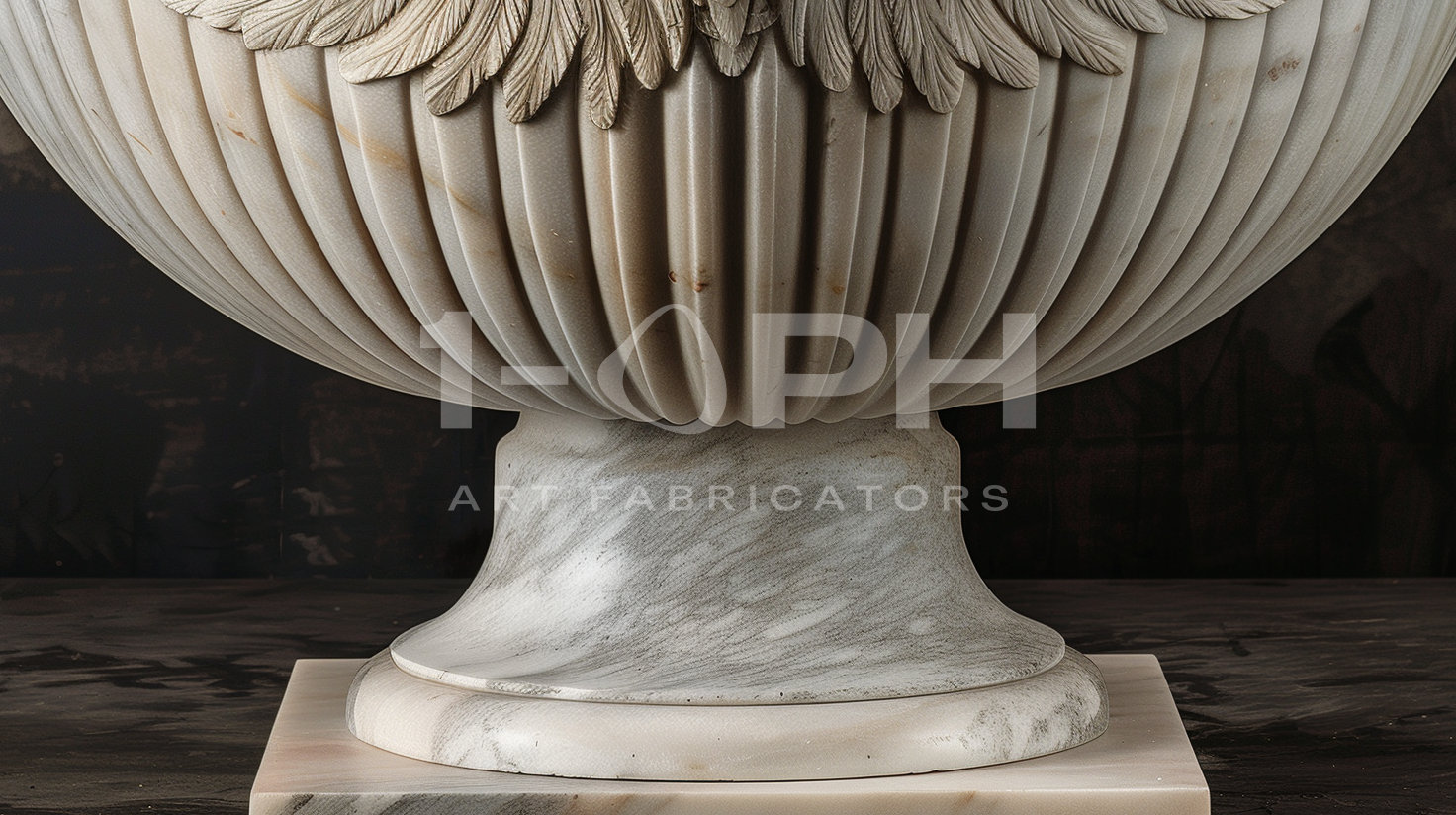 Imperial Eagle Marble Urn Planter