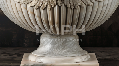 Imperial Eagle Marble Urn Planter