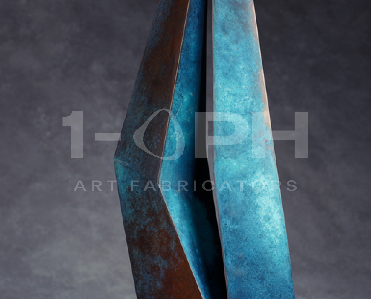 Apex Rift — Monumental Heat-Oxidized Bronze Sculpture