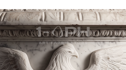 Imperial Eagle Marble Urn Planter