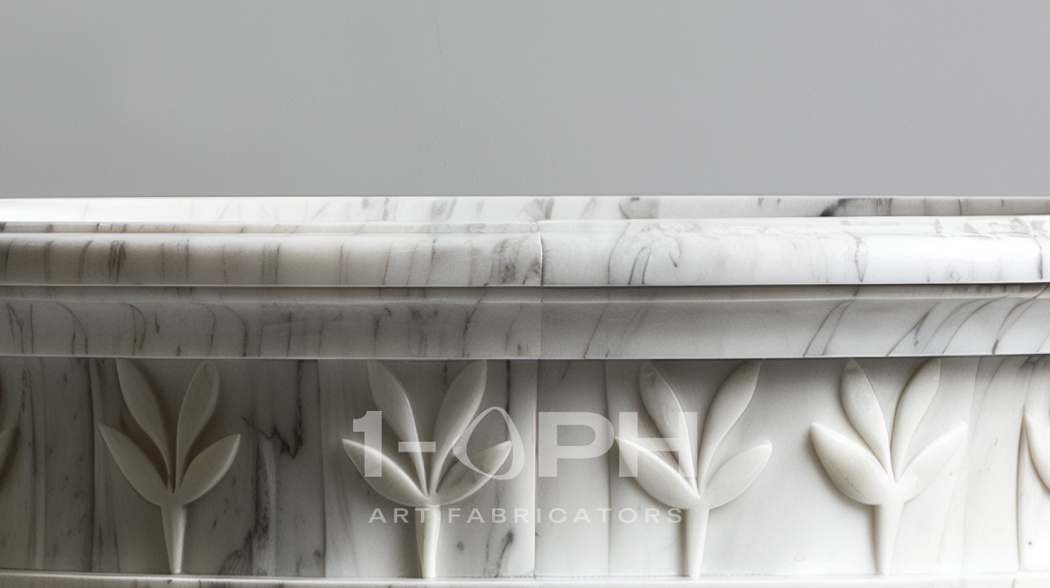 Calacatta Laurel Marble Urn Planter