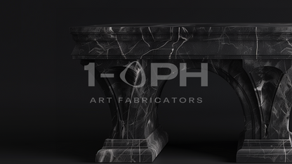 Imperial Triple Arch Marble Bench