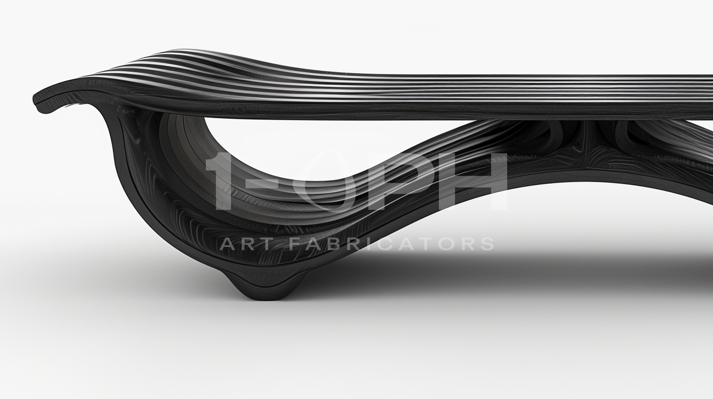 OBSIDIAN STRATA BENCH XXIV