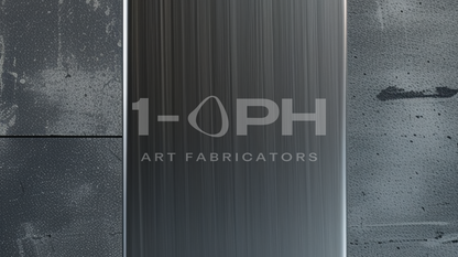 Monolith Brushed Stainless Steel Column Planter