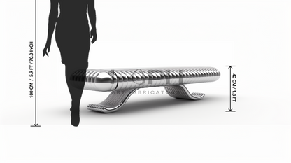 AeroWave Stainless Steel Bench