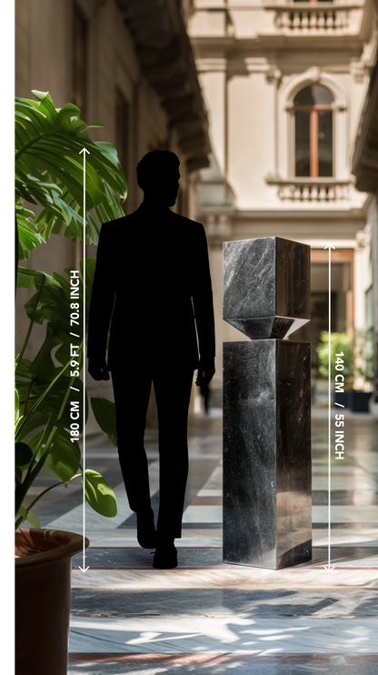 Facet Planter — Sculpted Stainless Series