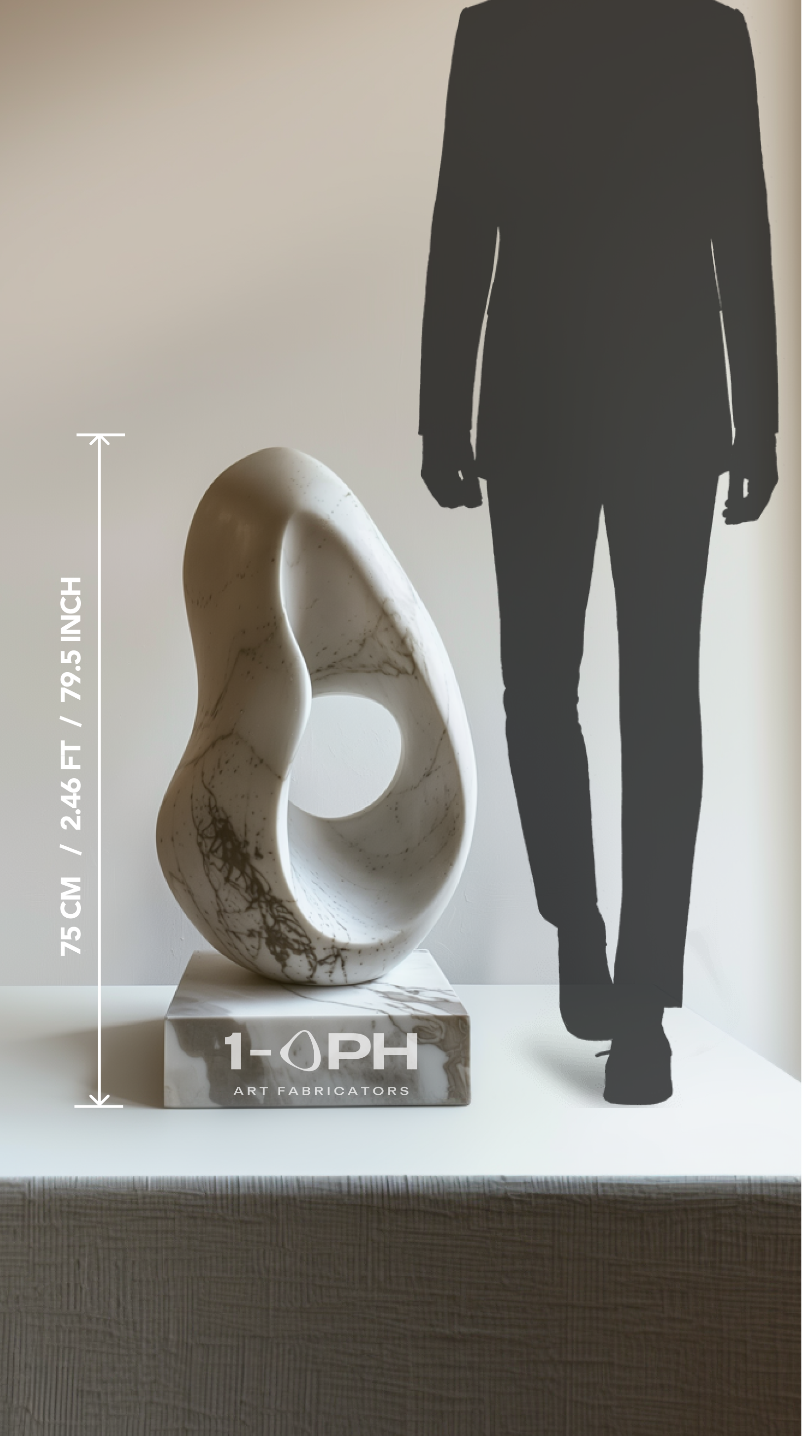 Ivory Continuum — Collectible Marble Sculpture