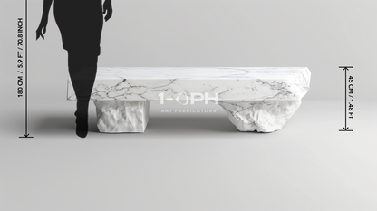 Carrara Raw Balance Bench