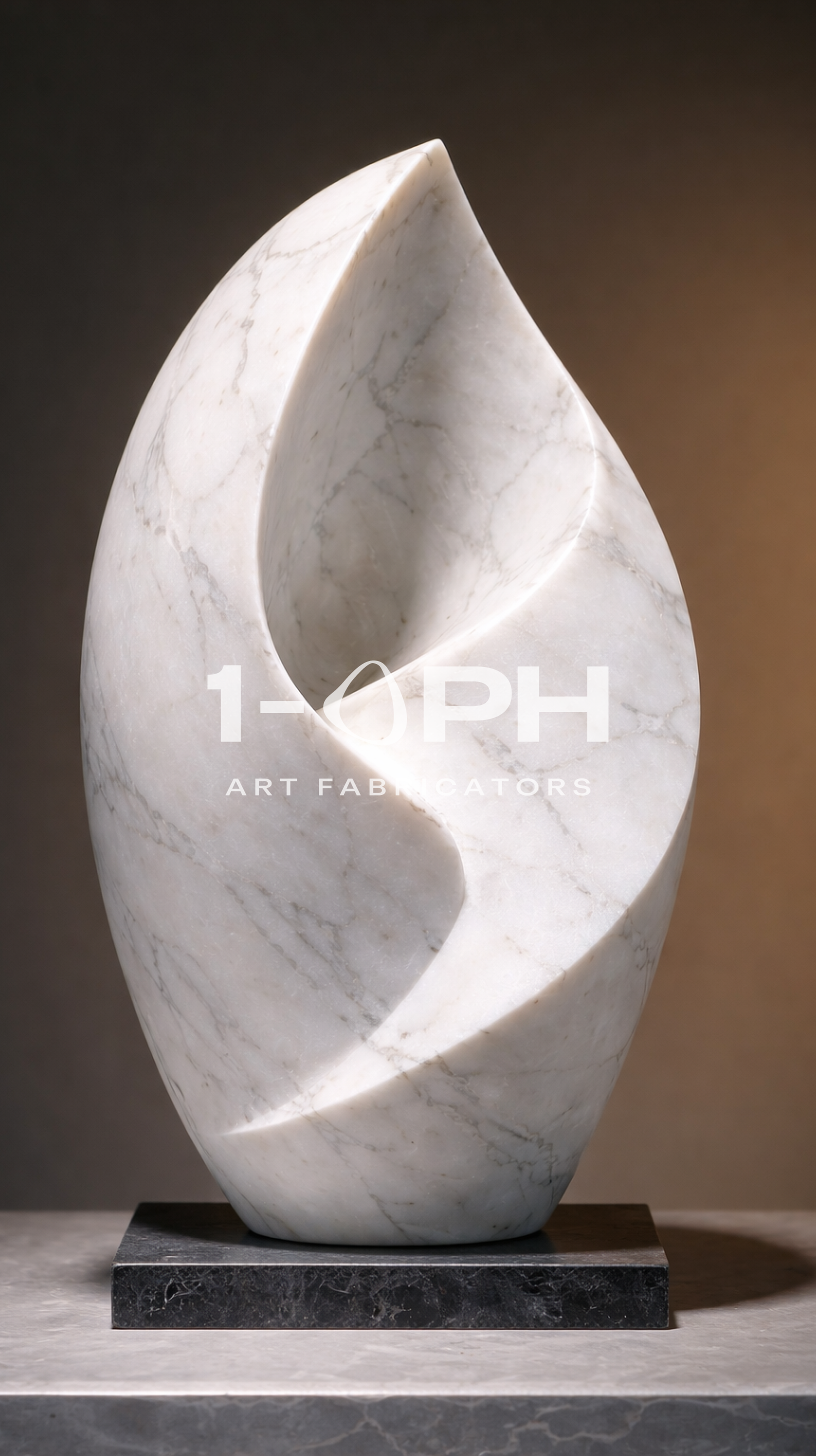 Emerald Veil — Collectible Marble Sculpture