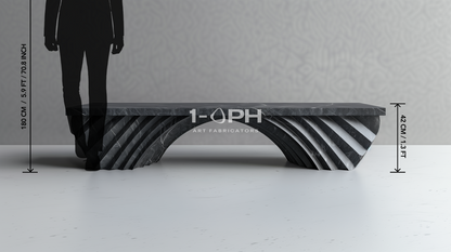 Nocturne Arch Marble Bench