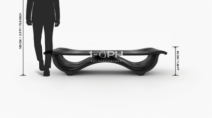 OBSIDIAN STRATA BENCH XXIV