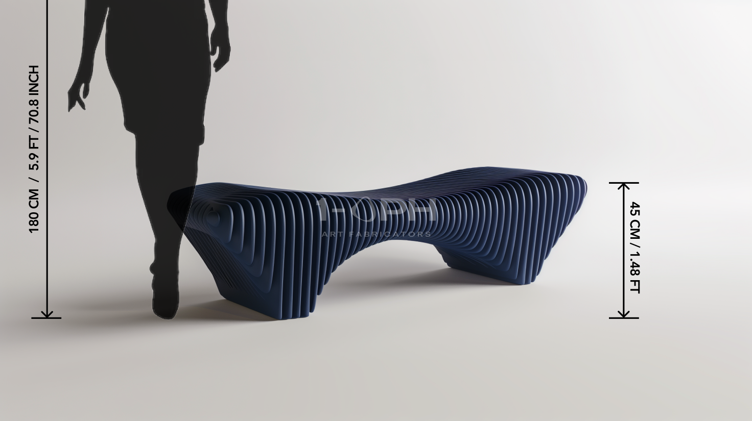 AZURE STRATA BENCH XXI