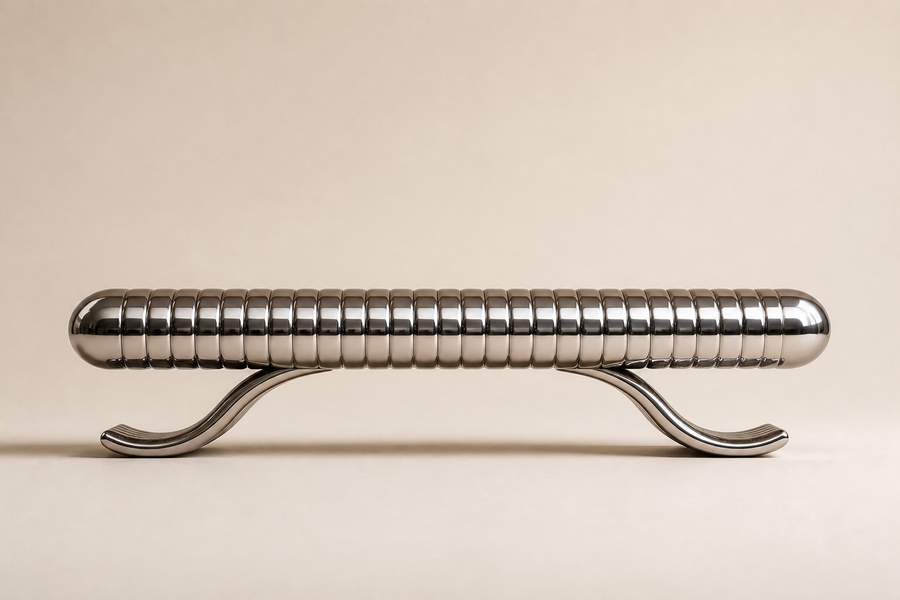 AeroWave Stainless Steel Bench