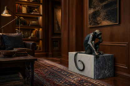 Espinar — Bronze on marble sculpture by 1-OPH