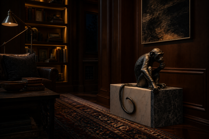 Espinar — Bronze on marble sculpture by 1-OPH