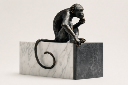 Espinar — Bronze on marble sculpture by 1-OPH