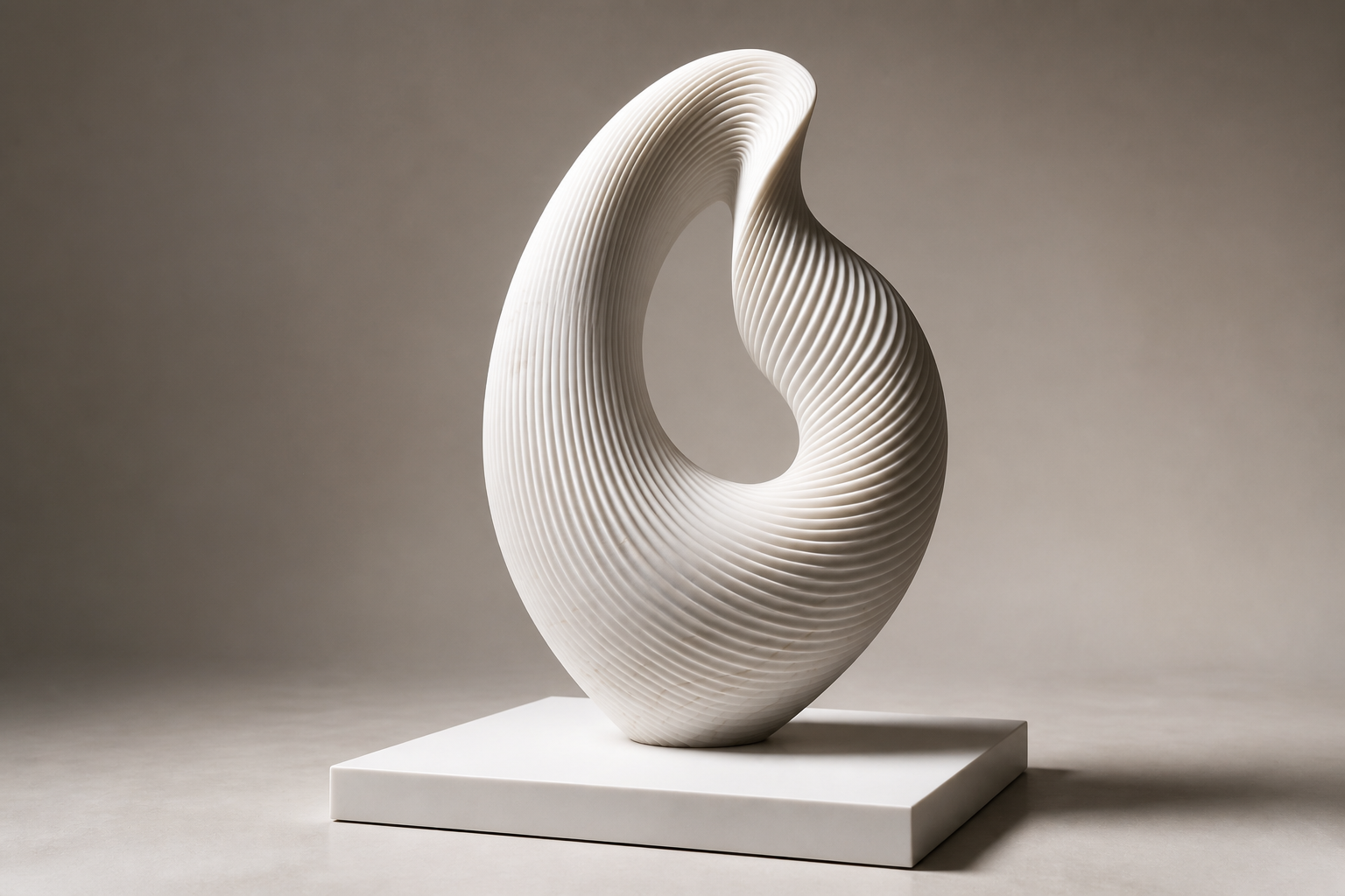 Acrux — Marble sculpture by 1-OPH