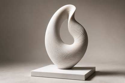 Acrux — Marble sculpture by 1-OPH