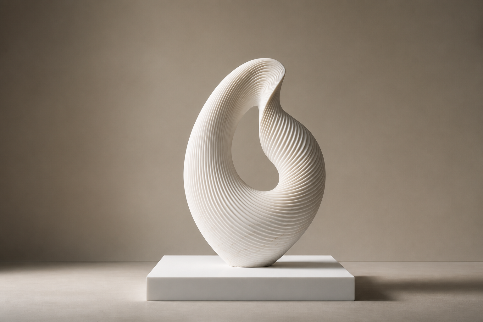Acrux — Marble sculpture by 1-OPH