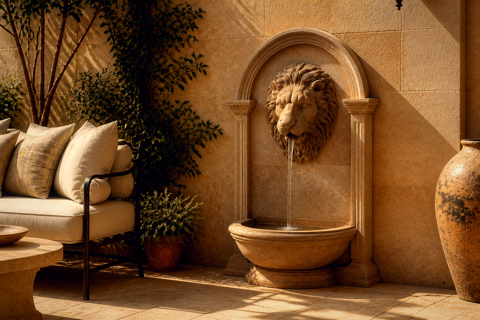 Marea — stone fountain by 1-OPH
