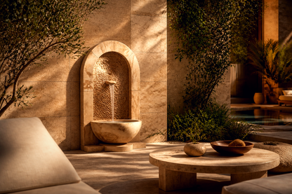 Amnis — marble fountain by 1-OPH