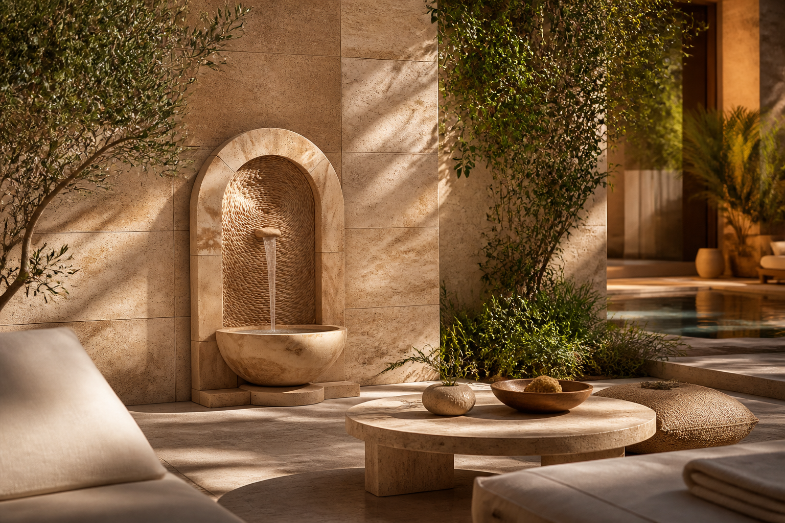 Amnis — marble fountain by 1-OPH