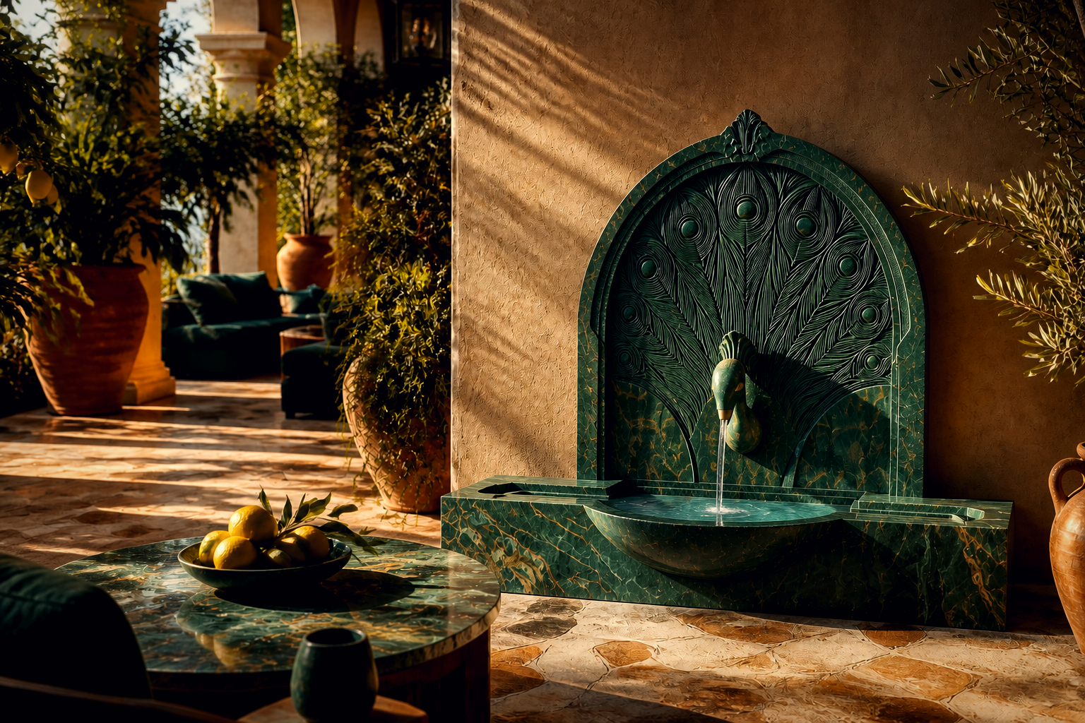 Fluvia — stone fountain by 1-OPH