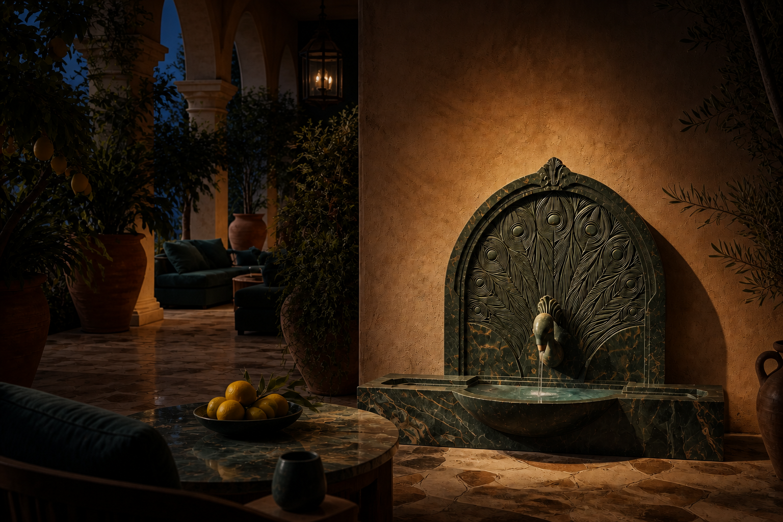 Fluvia — stone fountain by 1-OPH