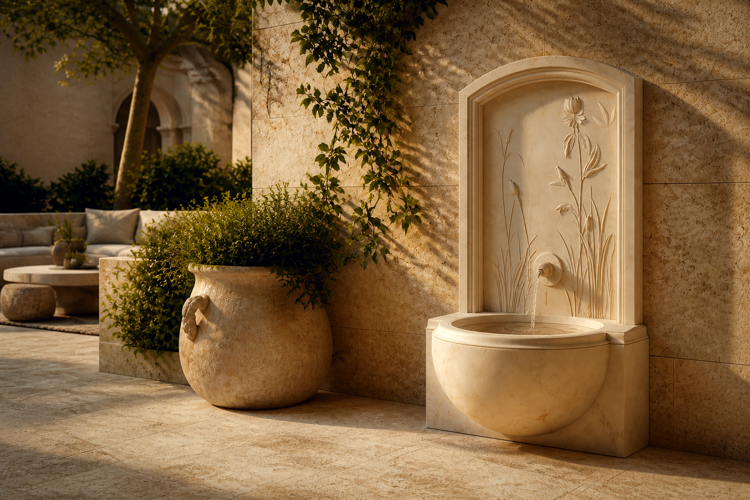 Undara — stone fountain by 1-OPH