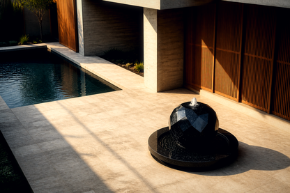 Miaplac — stone sphere fountain by 1-OPH